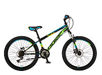 Велосипед Polar Sonic 24 D" (Черный-зеленый)