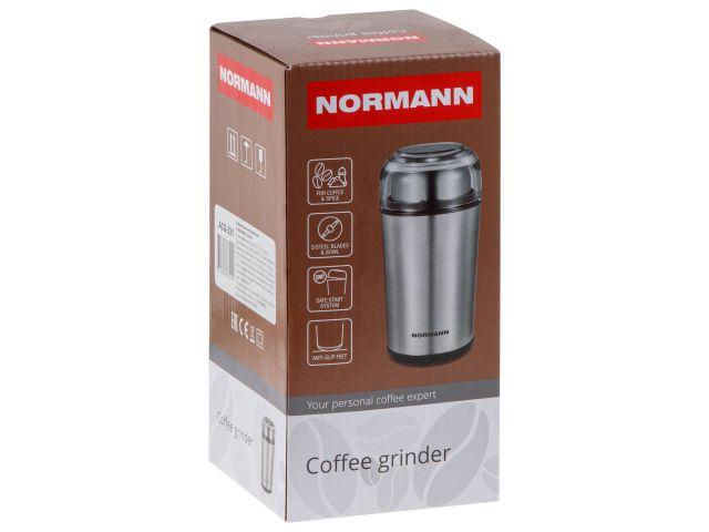 Кофемолка NORMANN ACG-331 (250 Вт; 100 г; съёмная чаша и нож - нержавеющая сталь; щёточка; для кофе и специй) - фото 5 - id-p177326334