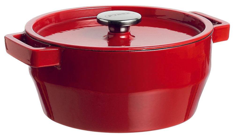 Кастрюля круглая чугунная 2.2л Slow Cook Pyrex (Франция) - фото 3 - id-p177327348