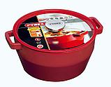 Кастрюля круглая чугунная 2.2л Slow Cook Pyrex  (Франция), фото 4
