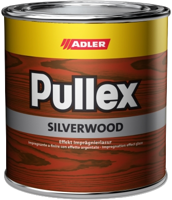 Пропитка с эффектом "металлик" для дерева Pullex Silverwood (0,75л) (Adler, Австрия) - фото 1 - id-p177327343