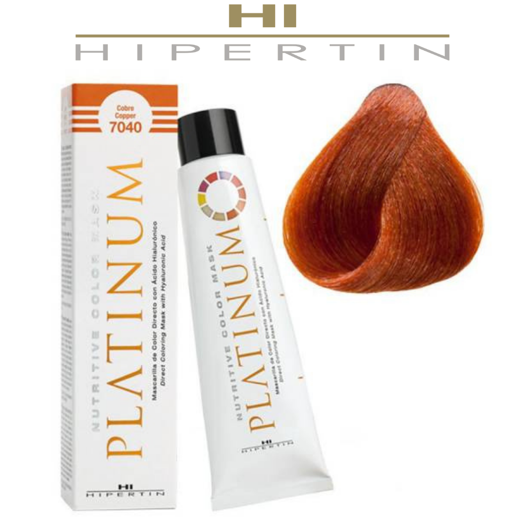 Тонирующая маска Hipertin Nutritive Color Mask Platinum 7040 медный