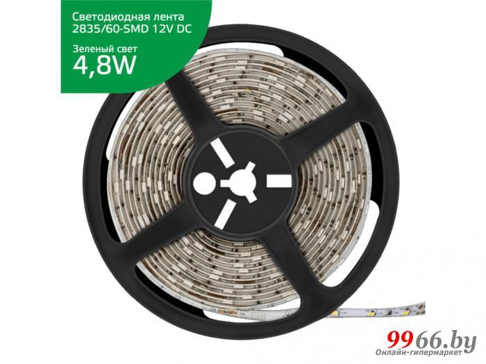 Светодиодная лента Gauss LED Elementary 2835/60-SMD 4.8W 12V DC IP66 Zip Bag 5m Green 356000605