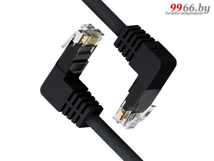 Сетевой кабель GCR UTP cat.5e RJ45 T568B 5m Black GCR-53965