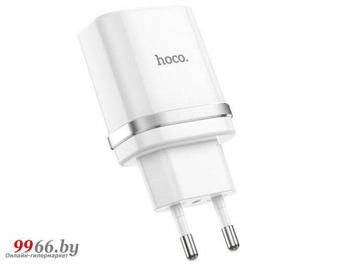 Зарядное устройство Hoco C12Q Smart 1xUSB 3A 18W QC3.0 / QC2.0 White - фото 1 - id-p177232584