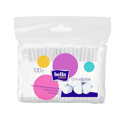Ватные палочки Bella "Cotton", 100 шт