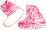 Чехлы грязезащитные для женской обуви - сапожки, размер L, цвет розовый, фото 3