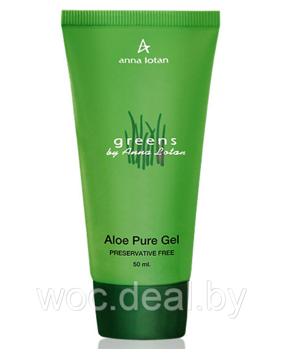 Anna Lotan Гель алоэ вера Aloe Pure Gel Greens, 125 мл - фото 1 - id-p177340844