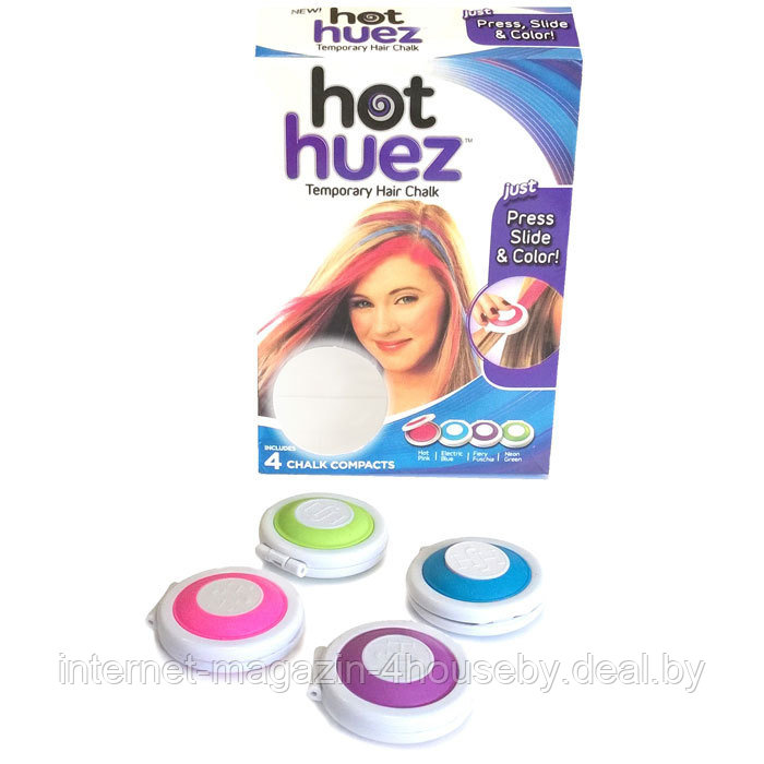 Мелки для волос Hot Huez (Hair Chalk, Hair Chalkin) - фото 3 - id-p22174177