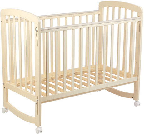 Классическая детская кроватка Polini Kids Simple 304 (бежевый), фото 2