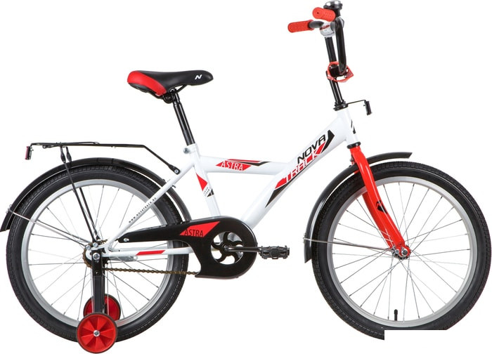 Детский велосипед Novatrack Astra 20 2020 203ASTRA.WT20 (белый/красный)