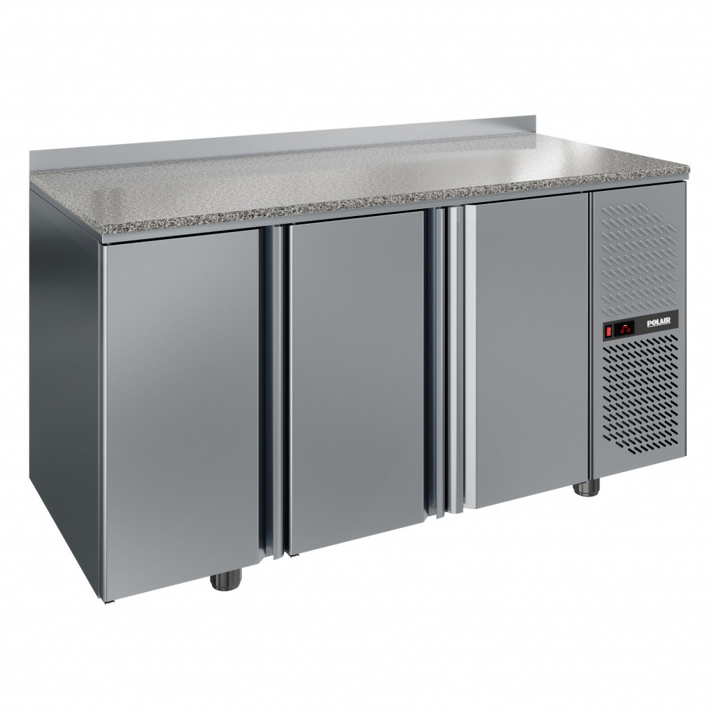 Холодильный стол POLAIR ТМ3GN-G гранит - фото 1 - id-p177344145