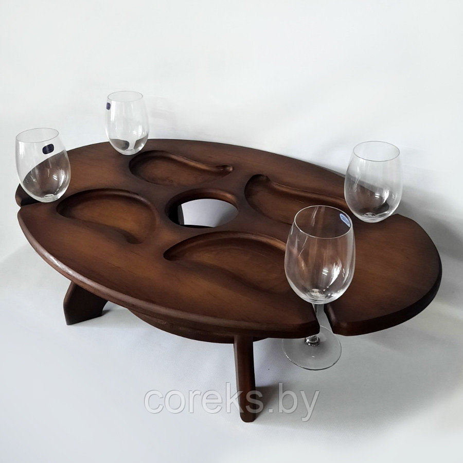 Винный столик (ольха) размер 78*45*21 см. - фото 1 - id-p177348259