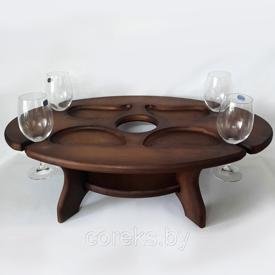 Винный столик (ольха) размер 78*45*21 см. - фото 2 - id-p177348259