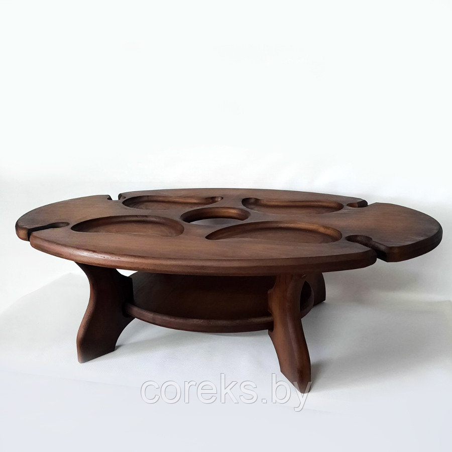 Винный столик (ольха) размер 78*45*21 см. - фото 3 - id-p177348259