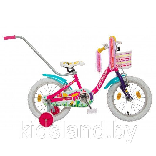 Детский велосипед POLAR JR 14'' Unicorn baby (голубой) - фото 3 - id-p177347949