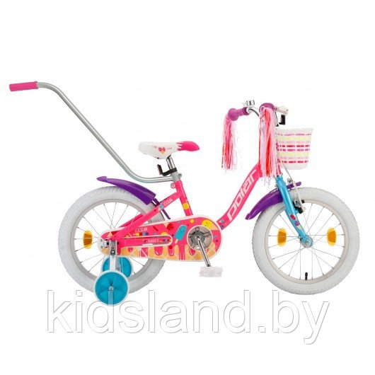 Детский велосипед POLAR JR 14'' Unicorn baby (голубой) - фото 2 - id-p177347949