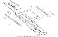 Звездочка привода зернового, колосового шнеков (сталь) КЗК-10-0218611