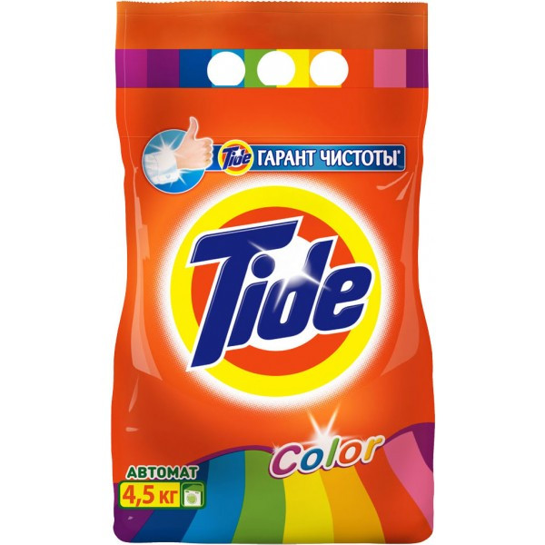 Порошок стиральный СМС TIDE Color автомат, 4,5 кг.