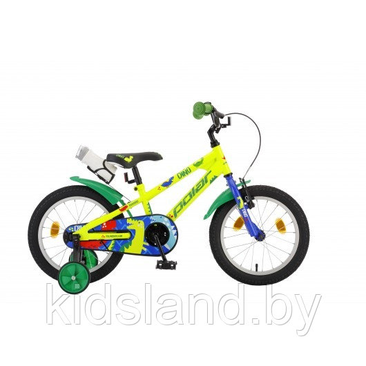 Детский велосипед POLAR JR 16'' Dino (зеленый)