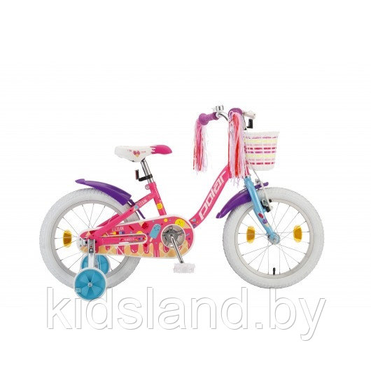 Детский велосипед POLAR JR 16'' Unicorn baby (голубой) - фото 2 - id-p177349118