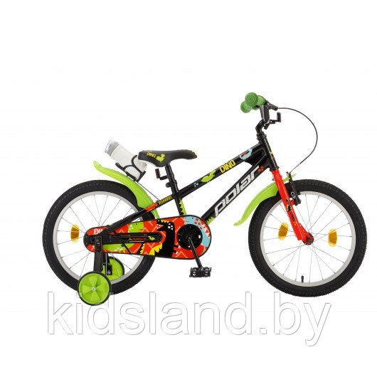 Детский велосипед POLAR JR 18'' Football (зеленый) - фото 3 - id-p177351144