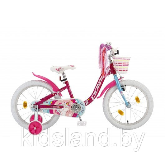Детский велосипед POLAR JR 18'' Spring (филетовый) - фото 2 - id-p177351990