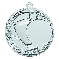 Медаль "серебро" 2-е место ,  5 см , без ленты 021, фото 1