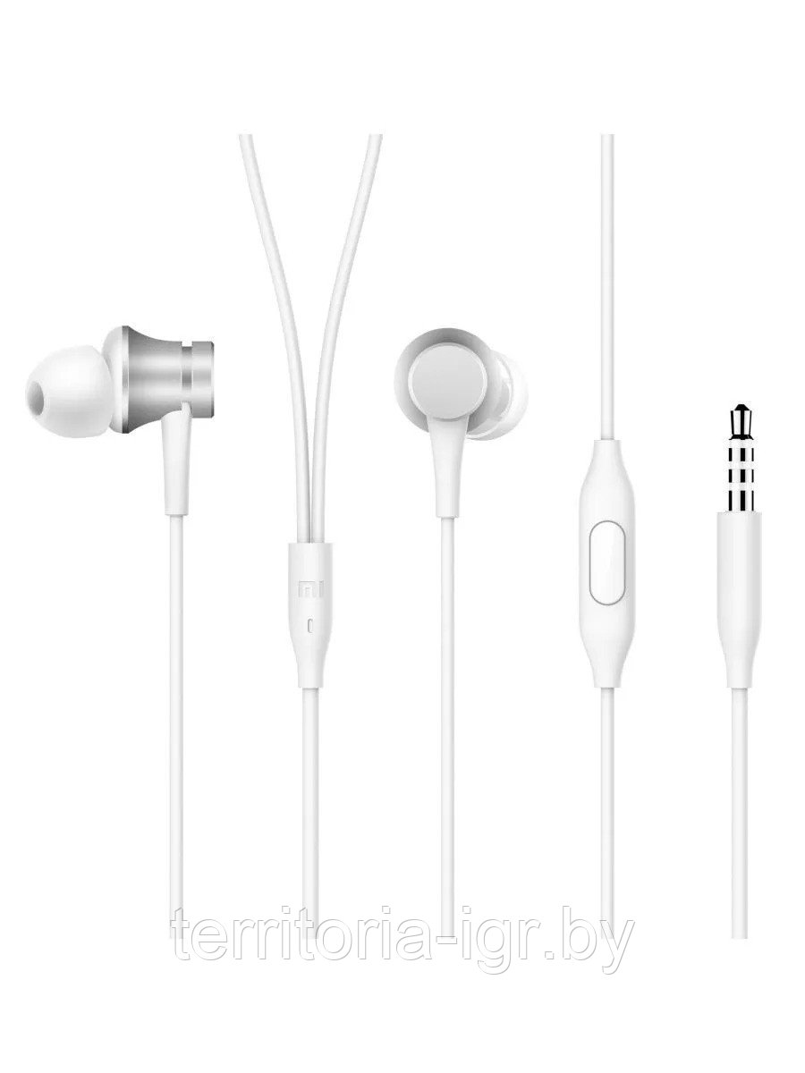 Гарнитура Mi In-Ear Headphones Basic ZBW4355TY серебристый Xiaomi - фото 2 - id-p177359794