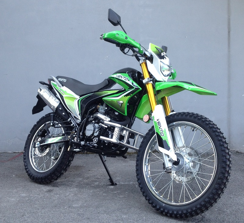 Мотоцикл Vento Enduro CG250 Зеленый - фото 5 - id-p177364178
