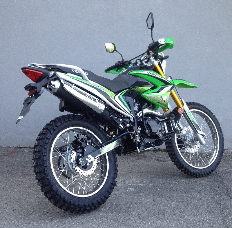 Мотоцикл Vento Enduro CG250 Зеленый - фото 7 - id-p177364178