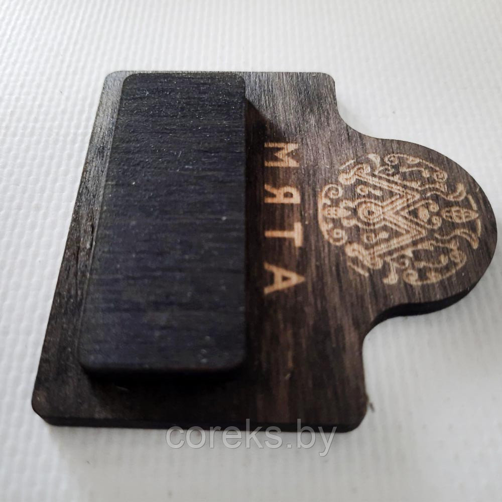 Магнитный деревянный бейдж с логотипом №2 - фото 4 - id-p158254980