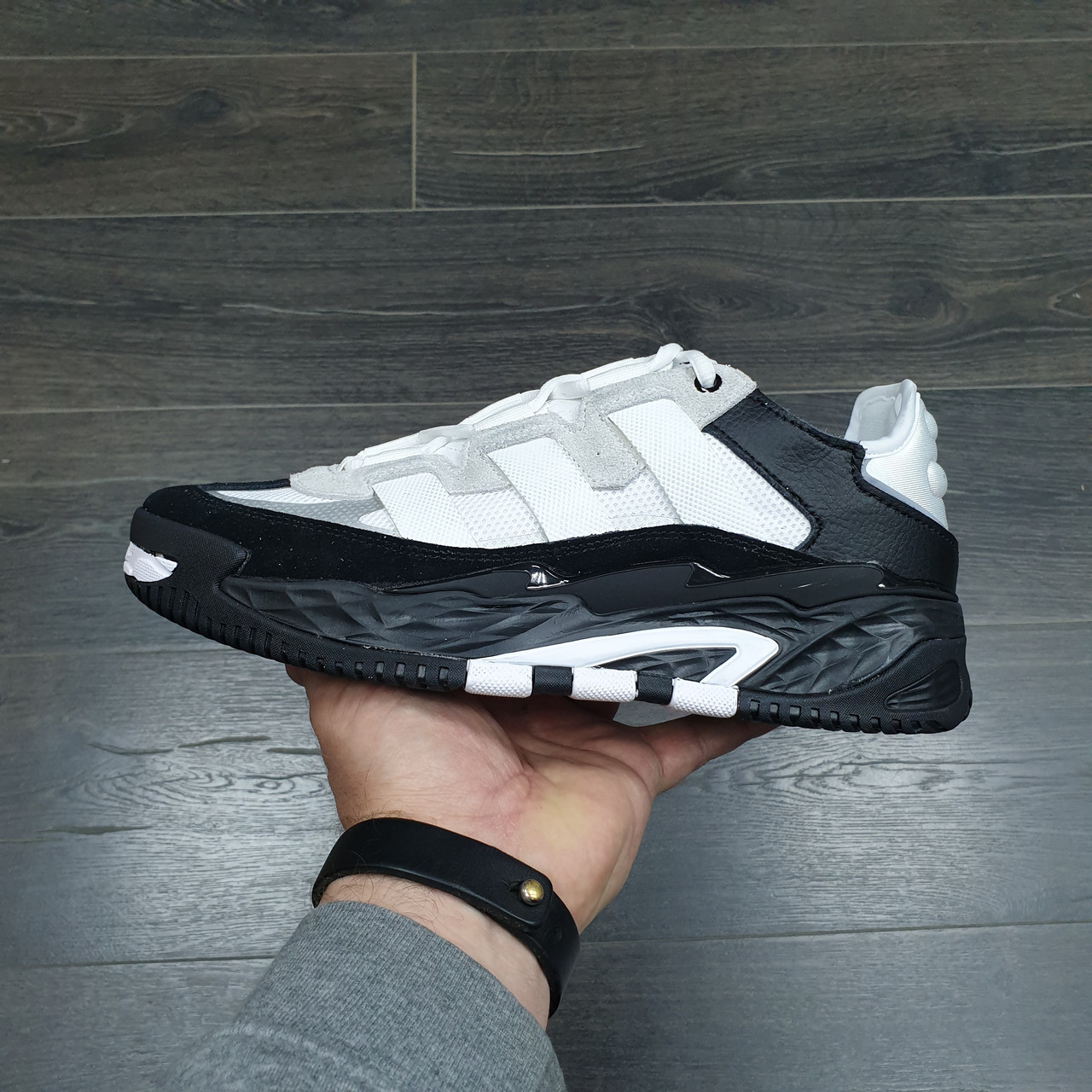 Кроссовки Adidas Niteball Black White