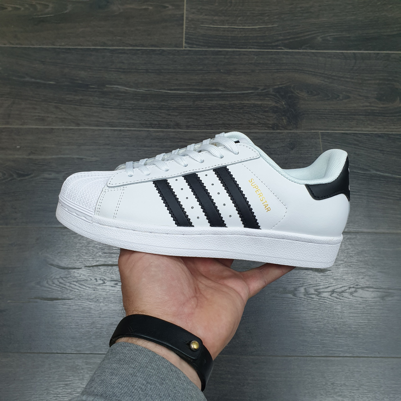 Кроссовки Adidas Superstar White / Black