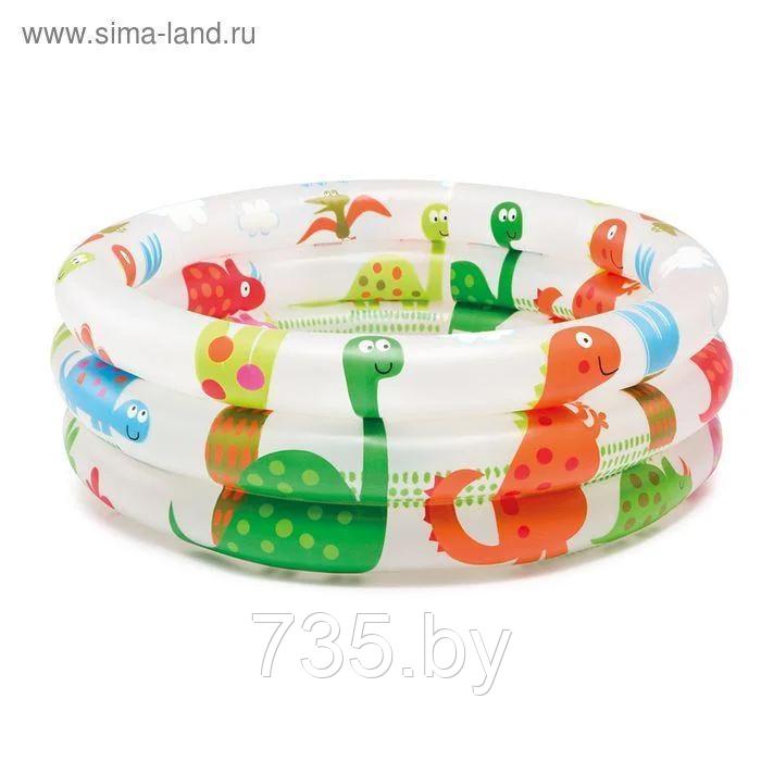 Детский надувной бассейн Intex с динозаврами (размер 61х22 см) - фото 2 - id-p177390385