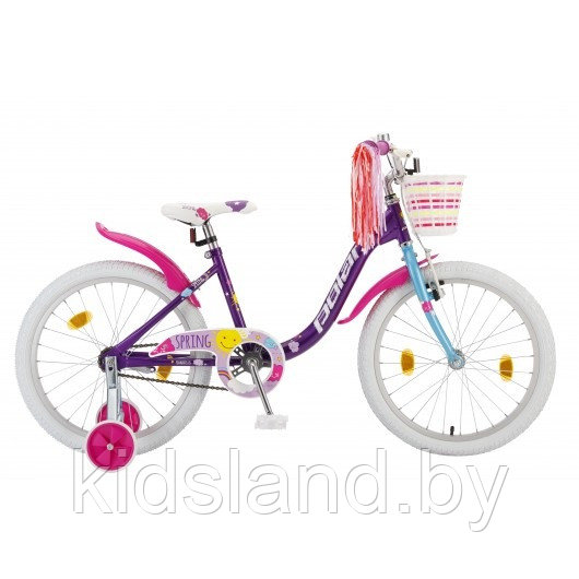 Детский велосипед POLAR JR 20'' Unicorn singl (темно-розовый) - фото 2 - id-p177435607