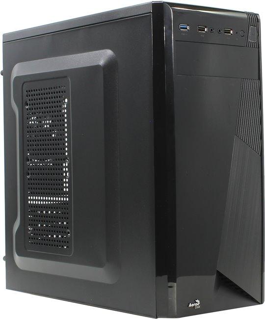 Miditower Aerocool CS-1101 Black ATX 500W (24+2x4+6пин)