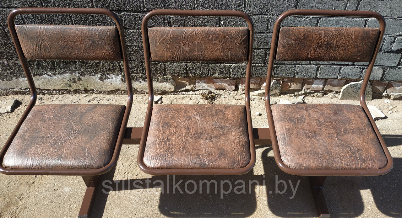 Скамья 2,3,4-секционная с мягкими сиденьями "Рондо-2,3,4" - фото 7 - id-p174163875