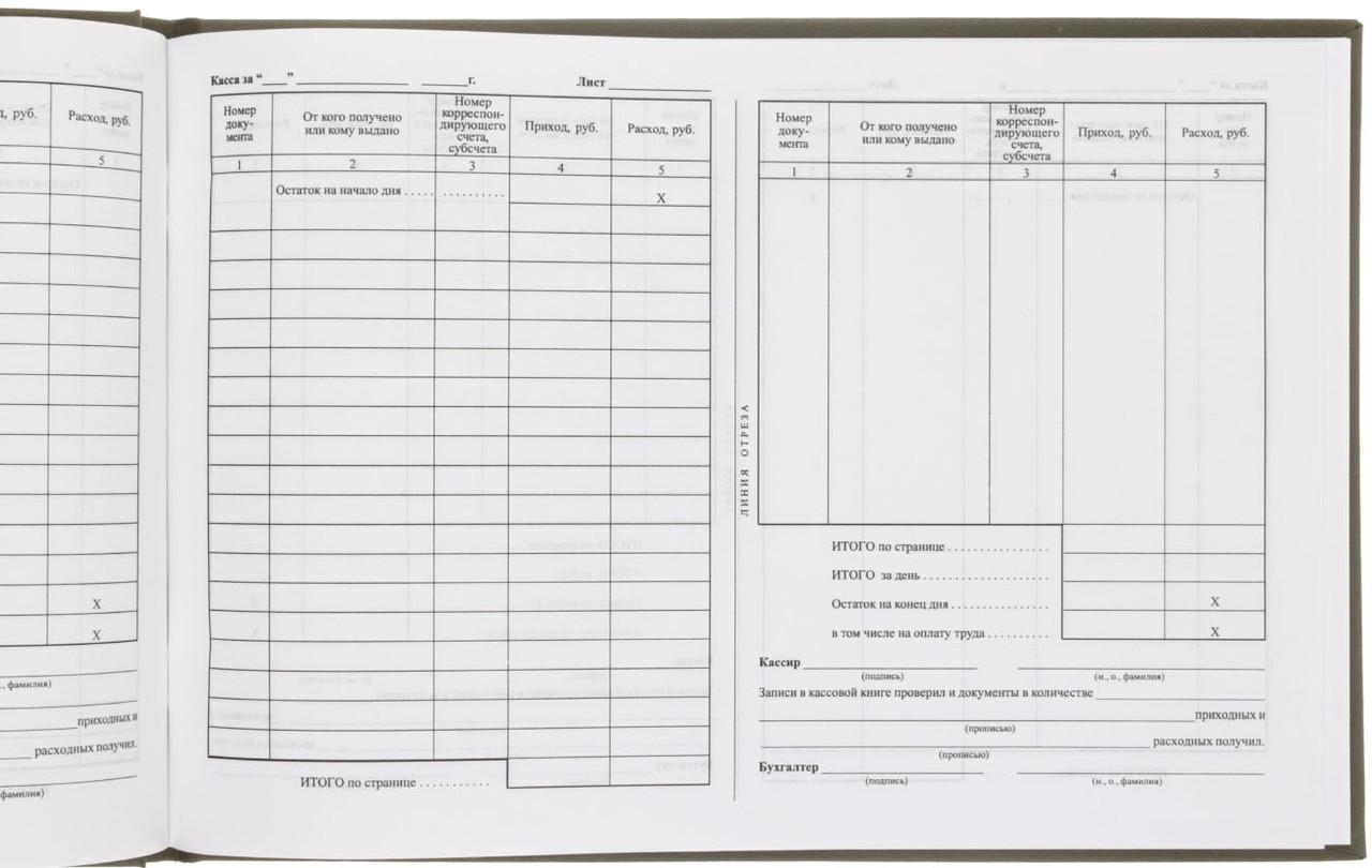 Кассовая книга 210*301 мм, 100 л., ассорти - фото 2 - id-p177445479