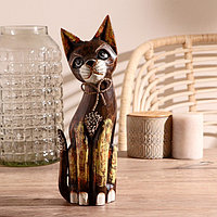 Сувенир "Котёнок с бантом", 30 см