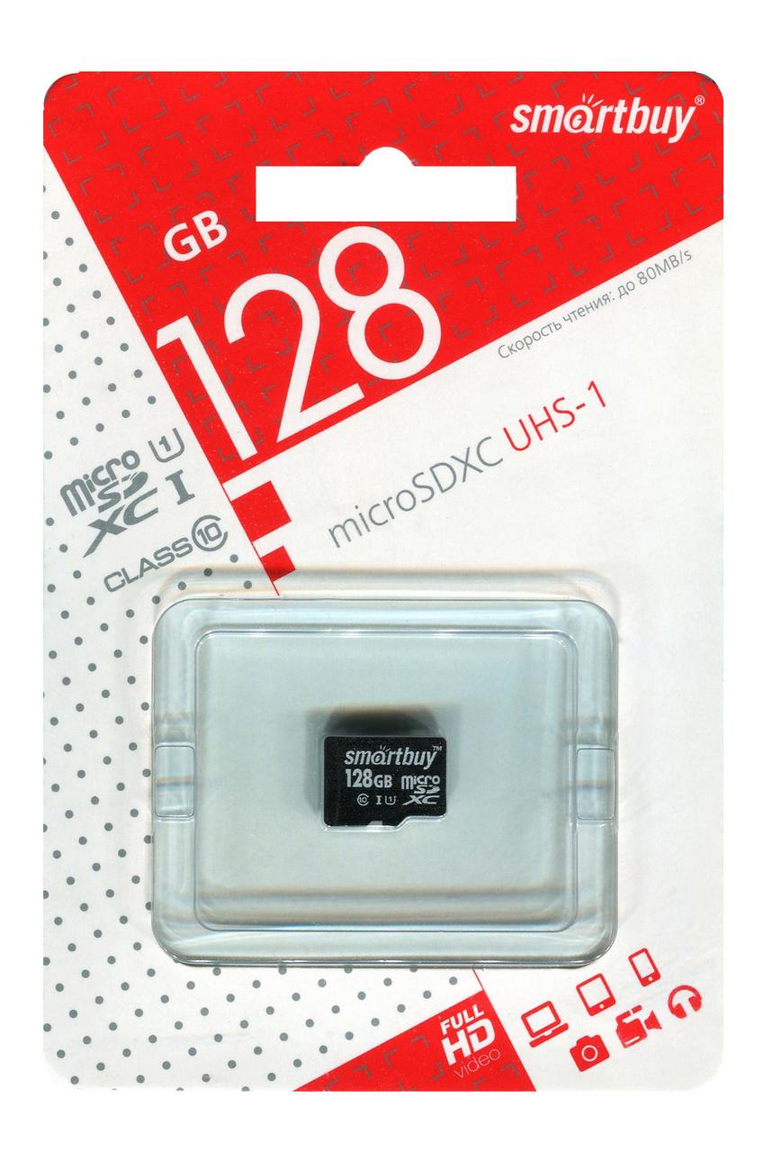 Карта памяти SmartBuy microSDXC UHS-1 128GB (SB128GBSDCL10-00)