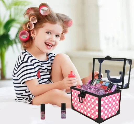 Набор детской игровой декоративной косметики в чемоданчике для девочек / набор косметики Код: 22767 - фото 3 - id-p177455522