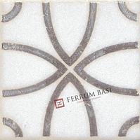 Вставка керамическая Kerama Marazzi STG/A405/1266 Амальфи орнамент коричневая 99х99 мм