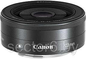 Объектив Canon EF-M STM (5985B005) 22mm f/2 Macro черный Canon 5985B005