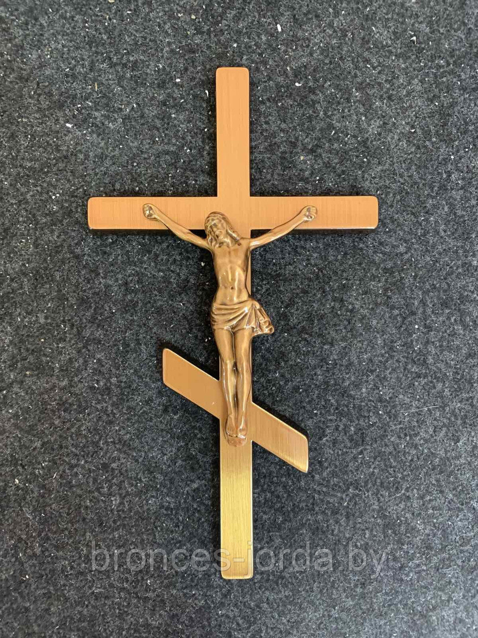 Крест православный бронзовый с распятием 20×11 см в наличии Caggiati Италия - фото 1 - id-p130851919