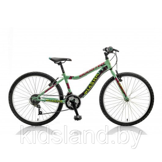 Велосипед Booster Plasma 240 24" (зеленый) - фото 6 - id-p177473160
