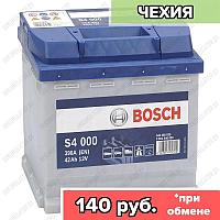 Аккумулятор Bosch S4 000 / [542 400 039] / 42Ah / 390А / Обратная полярность / 175 x 175 x 190