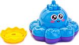 Игрушка детская для ванны «ФОНТАН-ОСЬМИНОЖКА» голубой, фото 3