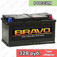 Аккумулятор BRAVO 6CT-90 / 90Ah / 760А / Обратная полярность / 353 x 175 x 190