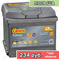 Аккумулятор Centra Futura CA472 / Низкий / 47Ah / 450А / Обратная полярность / 207 x 175 x 175